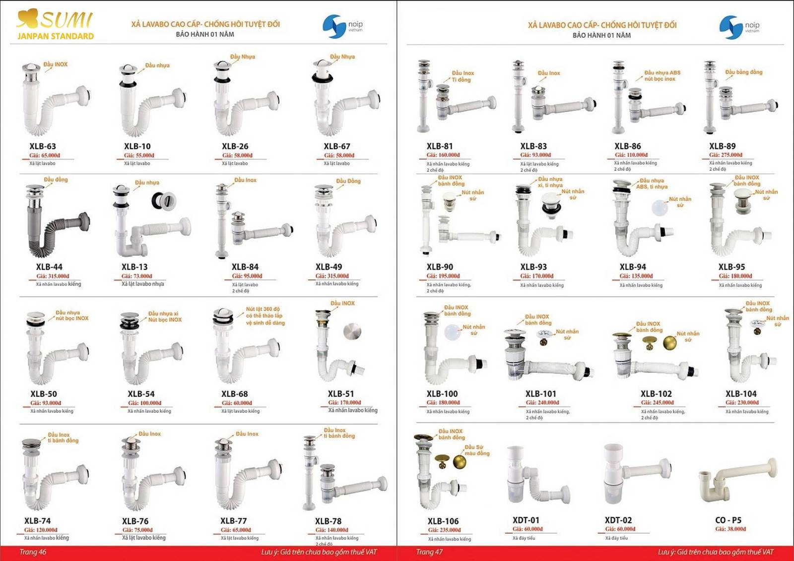 Thiết bị vệ sinh SUMI công nghệ Nhật Bản chất lượng cao /Page 24